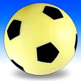 INFLATABLE FOAM BALL, 8'' DIAMETER, SOCCER BALL