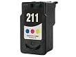 Remanufactured CANON Tri-Color CL211 CL-211 Printer Ink Cartridge for Canon Printers PIXMA iP2702 MP240 MP250 MP270 MP280 MP480 MP490 MP495 MX320 MX330 MX340 Wireless MX350 Wireless