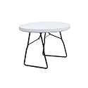Folding Camping Table - Round - 4ft Green