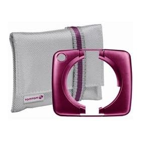 TomTom Skin and Matching Protective Pouch - Deep Purple