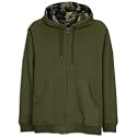 Basic Zip Fleece Hoody W/Thermal Liner - Men's