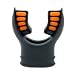 Replacement Comfort Cushion Silicone Mouthpiece for Regulator Octo Snorkel, BlackOrange
