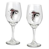 Atlanta Falcons NFL 2pc Wine Glass Set - Primary Logo