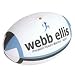 Webb Ellis Premier Match Rugby Ball (Size: 5) (Colour: White/Petrol/Black )