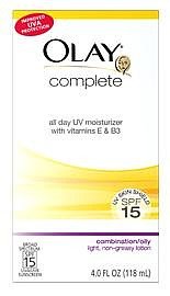 Olay Complete All Day UV Moisturizer, Combination/Oily Skin-4 oz