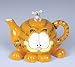 Search : GARFIELD mouse cat Ceramic TEAPOT kettle figural