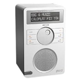 Revo Pico+ DAB Digital/FM Radio with PAUSE, REWIND and RECORD Functions and SD Card Slot (White)