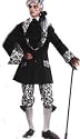 ADULT Deluxe Marquis de Sade Costume Wonderful for many themes from Colonial to Victorian, European Royalty and More! (Stockings, Wig and Cane not included)