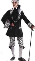 ADULT Deluxe Marquis de Sade Costume Wonderful for many themes from Colonial to Victorian, European Royalty and More! (Stockings, Wig and Cane not included)