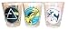 PINK FLOYD - SHOT GLASS Set of 3 New Gift