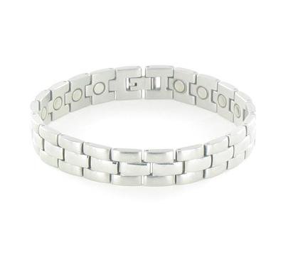 Stainless Steel Magnetic Bracelet for Magnetic Field Therapy - 