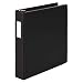 Wilson Jones Heavy Duty No-Gap Round Ring Binder, 1.5 Inch Capacity, Letter Size, Black (W364-34NBPP)
