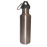 BPA Free Single Wall Stainless Steel Water Bottle (25-Ounce) Set of 12 Bottles