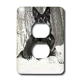 Dogs German Shepherd - German Shepherd - Light Switch Covers - 2 plug outlet cover