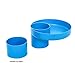 Travel Tray Round, USA Made Easily Convert Your existing Cup Holder to a Tray and Cup Holder for use in a Car Seat, Booster, Stroller, Golf Cart and Anywhere You Have a Cup Holder! Blue