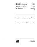 IEC 60212 Ed. 2.0 b:1971, Standard conditions for use prior to and during the testing of solid electrical insulating materials