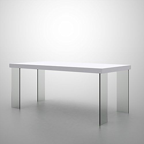 Argo Furniture Cantun Solid Veneer Dining Table &amp; Office Tables, 70.8" Height x 35.4" Depth x 29.5" Height, White Oak