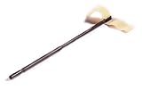 Produkt-Bild: Mollenhauer 6156 Kunststoff-Wischerstab mit kleinem Ledertuch - L&auml;nge ca. 23 cm - f&uuml;r Sopranblockfl&ouml;ten