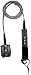 FCS Competition Weight 6' Surfboard Leash Clear/Black Coxial