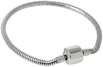 Steel shade clip plane 304 European-style snake chain bracelet 15cm16cm17cm18cm19cm20cm (17cm)
