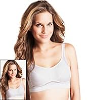 2 Pack Medium Impact Non-Wired Sports A-D Bras