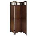 Winsome Wood 94370 Craft Screen Room Divider, Antique Walnut
