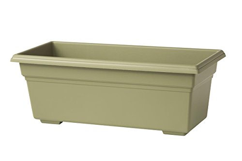 Novelty Countryside Flower Box,  Sage, 18-Inch