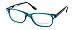 Ernest Hemingway 4617-S Designer Reading Glasses in Teal-Black ; +0.75