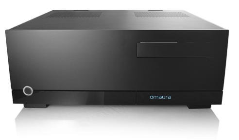 Omaura TF11 HTPC Media Center Desktop Case w/ OLED Remote IR-Blaster Black