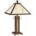 Prairie Style with Honey Glass Table Lamp