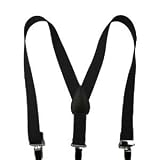 Baby / Kids Solid Color Elastic Suspenders (26, Black)