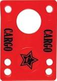 Cargo 1/8 Soft Shockpad Skateboard Risers - Red (set of 2)