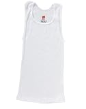 Hanes Boys White A-Shirt P5 White