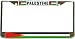 Palestine Palestinian Flag Chrome License Plate Frame Holder
