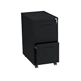 HON COMPANY / HON1626MP / 1600 Series File Pedestal File w/2 M Pull Drawers, 23d, Black / Sold as 1 EA