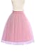 ModernBride Women's Short Sheer Mesh Tulle Overlay Skirt