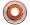 Labeda Gripper Millennium Orange Hockey Wheels [SOFT]