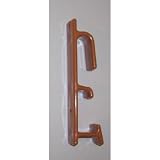 10 , Hang-Up, Clay Pot Holders, Holds 4 in. to 8 in., Clay Pots, By the Lip, each, Holder, is, about, 5.25" or 140mm Tall x 1" or 25mm Wide x 1.3" or 34mm Deep, with, 2, Mounting, Screws, per, Holder,