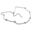 Rhodium Plated Brass Necklaces, 16 Inches Rhodium Plated Brass Necklaces, 16 Inches