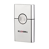Bell+Howell Ultra-Thin Travel Dry Battery Shaver, Silver Tone