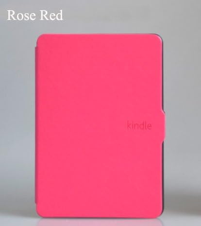 Wtitech Amazon Kindle Paperwhite 2 Fiber Cover (Rose Red Color, Does Not Fit Kindle or Kindle Touch)