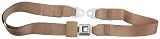 Allstar ALL98113 Tan Two-Point Non-Retractable Seat Belt
