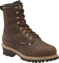 Hot Sale Men's Carolina® 600 gram Thinsulate™ 8" Internal MetGuard Steel Toe Logger Boots, COPPER, 9.5