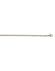 18K Gold Pink Cable 2.8mm Necklace 16 Inch