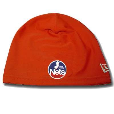 NBA SKULLY SKULL BEANIE RED HAT CAP NEW JERSEY NETS