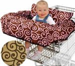 Picture of Babe Ease Minky Super-Soft Clean Shopper Shopping Cart Cover B002DE0NXA (Baby Shopping Cart Covers)