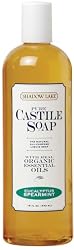 Shadow Lake Castile Soap Liquid, Eucalyptus Spearmint, 16-Ounce Bottles (Pack of 6)