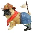 16149 Boy Scout Pug Pug-nacious Figurine by Westland Giftware
