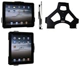 BRODIT Bildschirm-Halter Wandmontage passiv schwarz fuer Apple iPad