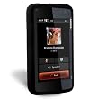 Hard Shell Armor Hybrid Case Cover for Nokia N900 - Black